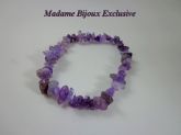 Pulseira Cascalho de Ametista