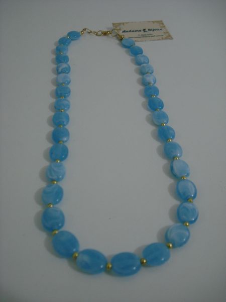 Vendido Colar Pedras Azuis